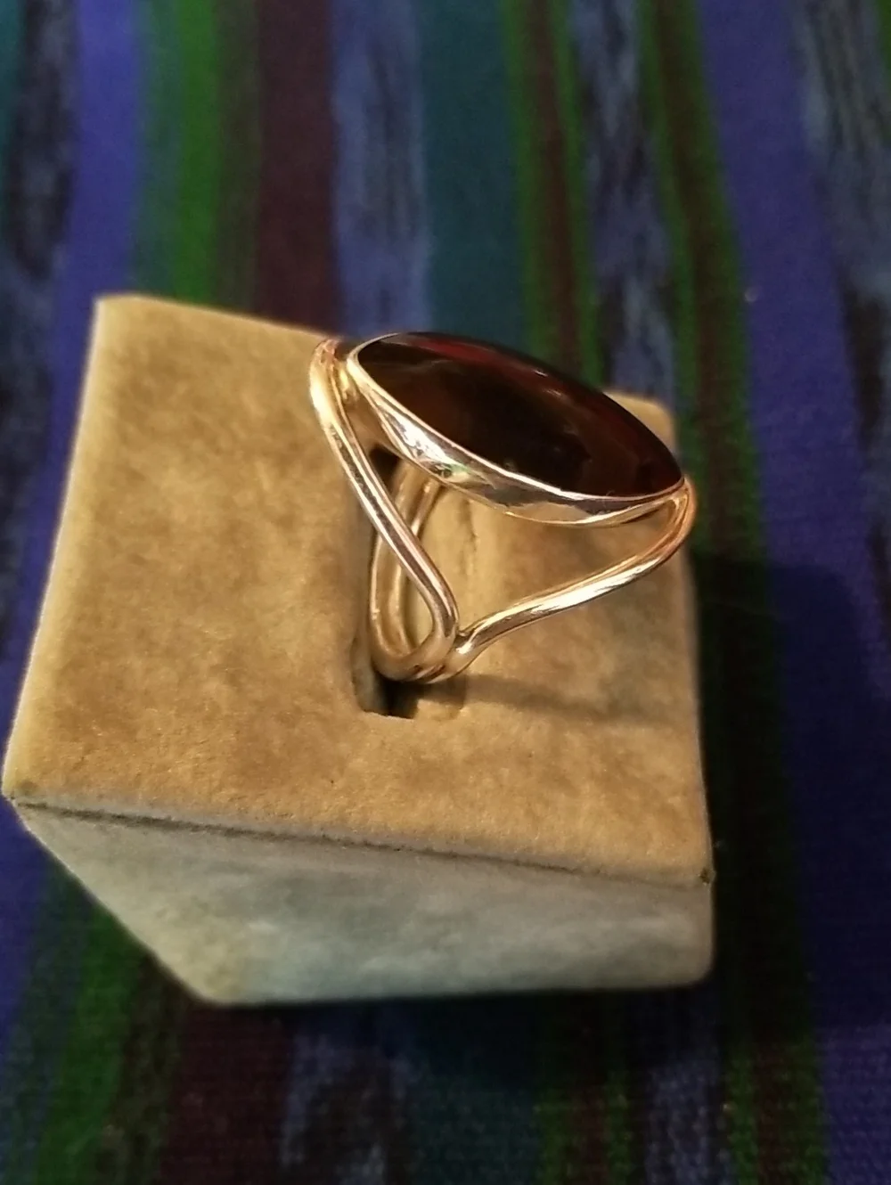 Silver and Onyx Ring
